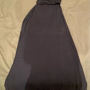 Elegant Black Maxi Skirt